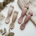 Set de 2 cucharas de aprendizaje Tiny Farm Rosa - Imagen 3