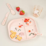 Vaso para niños Tiny Farm Rosa - Imagen 2