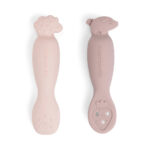 Set de 2 cucharas de aprendizaje Tiny Farm Rosa