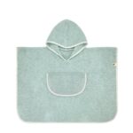 Poncho M 2-4 años 65cm. plain menta