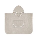 Poncho M 2-4 años 65cm. plain piedra