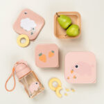 Set de 3 cajitas para alimentos Tiny Farm Rosa - Imagen 5