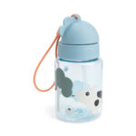 Botella infantil con caña 280 ml. Tiny Farm Azul - Imagen 3