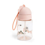 Botella infantil con caña 280 ml. Tiny Farm Rosa - Imagen 3