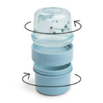 Caja para alimentos doble Tiny Farm Azul - Imagen 3