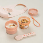 Caja para alimentos doble Tiny Farm Rosa - Imagen 2