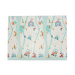 Alfombra de espuma plegable y reversible Circus Fish