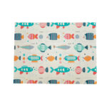 Alfombra de espuma plegable y reversible Circus Fish - Imagen 2