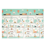 Alfombra de espuma plegable y reversible Town Jungle