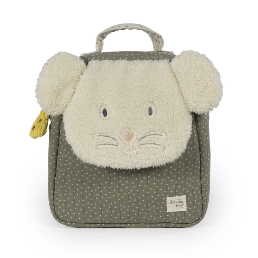 1120800549_a-1 Mochila para guardería Ratoncito Poppy Musgo - Imagen 1