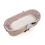 Cubre cuco con varillas y bajera ajustable Cherry rayas - Imagen 3