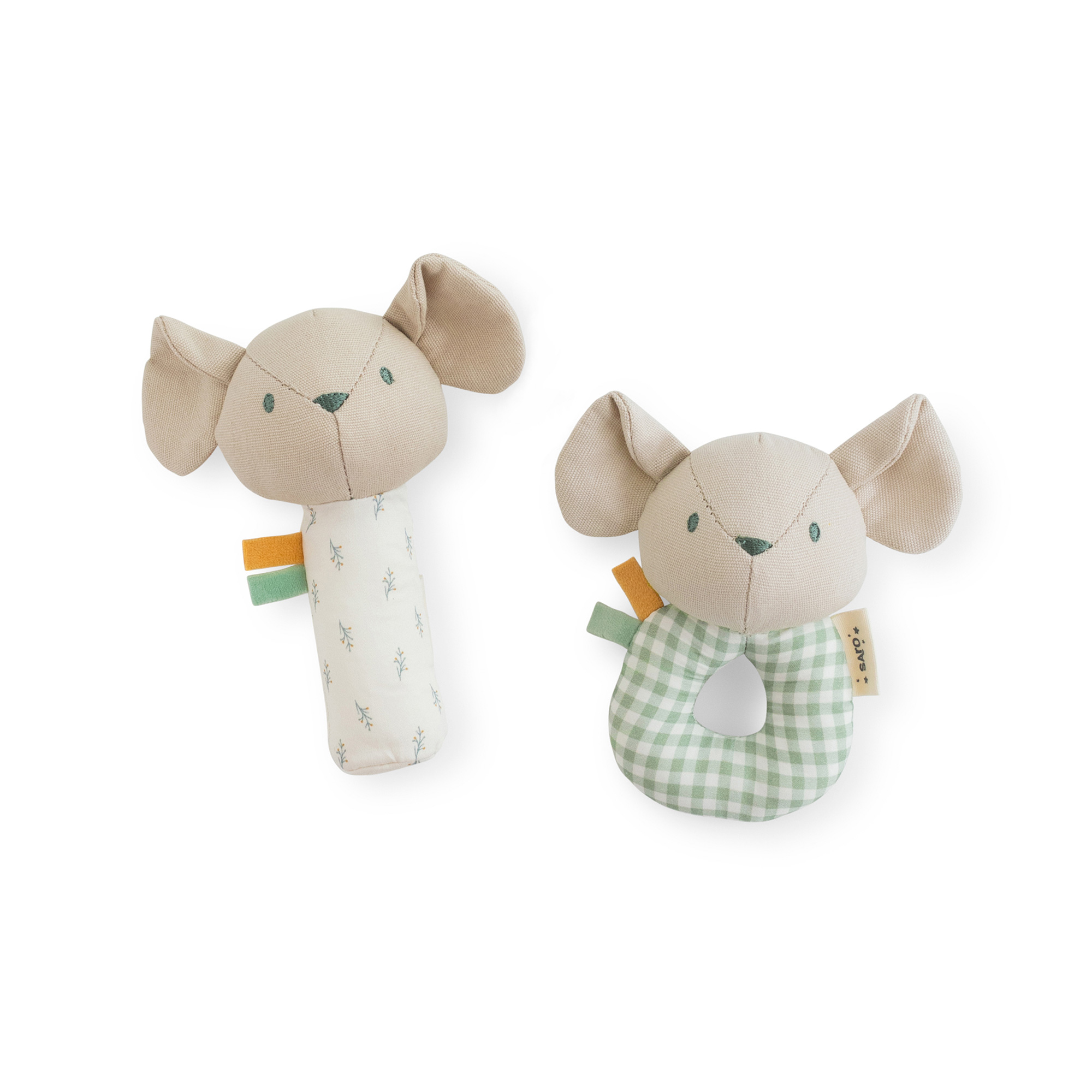 2179 Pack de 2 sonajeros Mousie Spring Cottage - Imagen 1