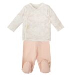 Conjunto de jubón y polaina Dafne 1-3 meses