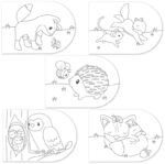 Libro de acuarelas para colorear Forest Friends - Imagen 3