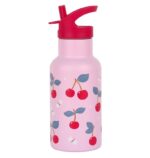 Botella de acero térmica 350ml. Cerezas