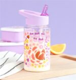 Botella infantil con caña Flores - Imagen 2