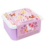 Set de 4 cajitas para alimentos Flores - Imagen 8