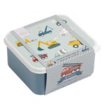 Set de 4 cajitas para alimentos Vehículos - Imagen 7