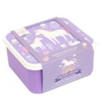 Set de 4 cajitas para alimentos Unicornios - Imagen 5