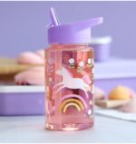 Botella infantil con caña Unicornios - Imagen 4