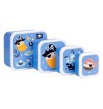 Set de 4 cajitas para alimentos Piratas - Imagen 5