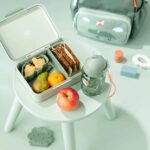 Caja de almuerzo con separador Playground green - Imagen 10