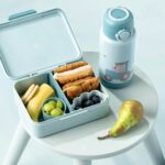 Caja de almuerzo con separador Tiny farm Azul - Imagen 7