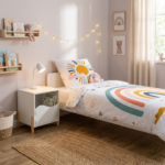 Mesita de noche infantil Doucer blanco - Imagen 2