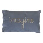 Cojín infantil rectangular Azul