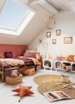 Cojín infantil rectangular Old rose - Imagen 3