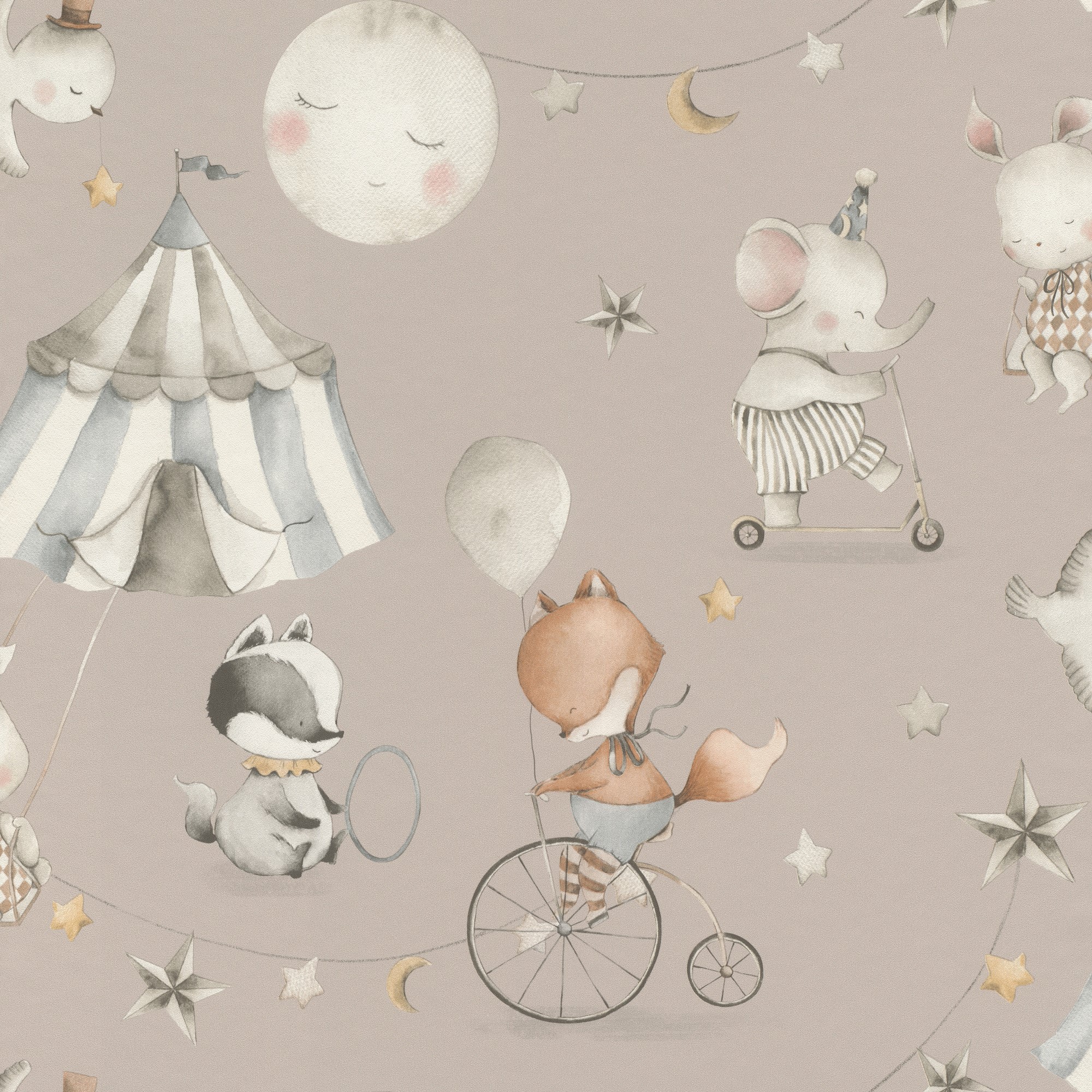 001 BAM Papel pintado circo mágico - Imagen 1