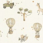Papel pintado safari aventura
