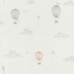 Papel pintado globos aerostáticos