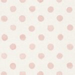 Papel pintado lunares rosa