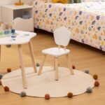 Mesa de madera infantil Douceur blanco - Imagen 3