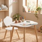Silla de madera infantil Doucer Blanco - Imagen 3