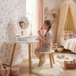 Tocador con taburete infantil bella - Imagen 3