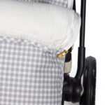 Saco para Silla Entretiempo I love vichy cuadro gris - Imagen 2