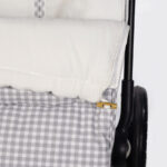 Saco silla invierno I love vichy gris - Imagen 2