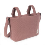 Bolso Canastilla pana Gala cerise - Imagen 7