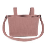 Bolso Canastilla pana Gala cerise - Imagen 9