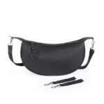 Bolso bandolera góndola London black - Imagen 7