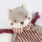 Doudou ardilla Cherry rayas - Imagen 3