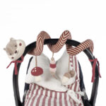 Ristra ardilla Cherry rayas - Imagen 2