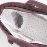 Bolso canastilla Cherry velvet - Imagen 6