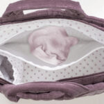 Bolso canastilla Cherry velvet - Imagen 5