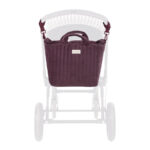 Bolso canastilla Cherry velvet - Imagen 9