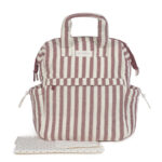 Mochila de paseo Cherry rayas