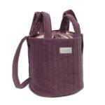 Bolso bucket Cherry velvet - Imagen 4
