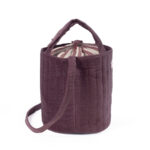 Bolso bucket Cherry velvet - Imagen 7